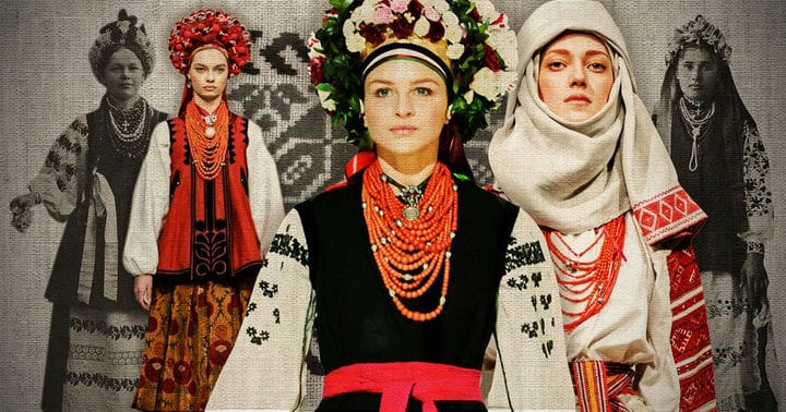 дівчата в українських вбраннях