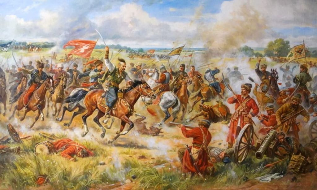 Битва козаків із московитськими військами