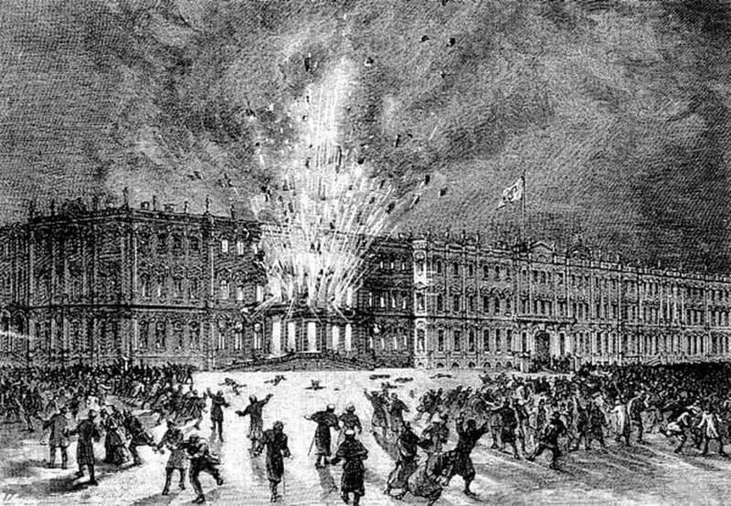 Вибух у Зимовому палаці 5 лютого 1880 року, малюнок