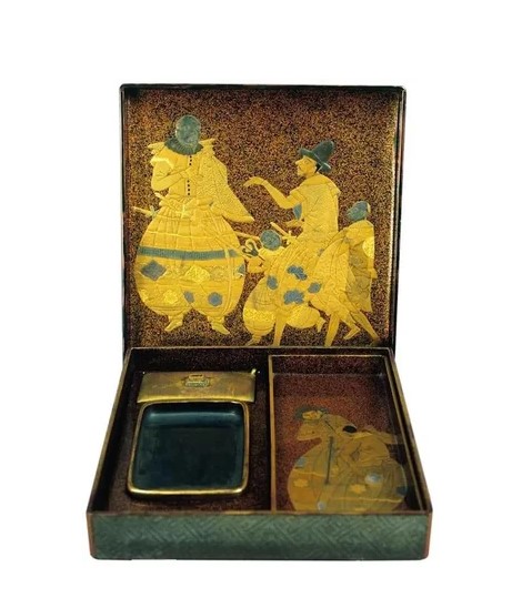 Сузурі-бако у стилі Рімпа (фрагмент) з 1590-х років, ймовірно зображує Ясуке.