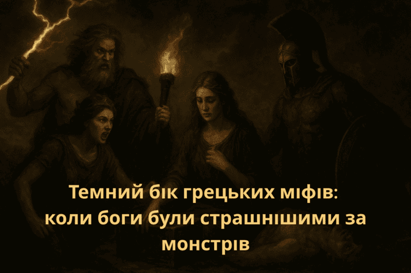 Темний бік міфів Давньої Греції