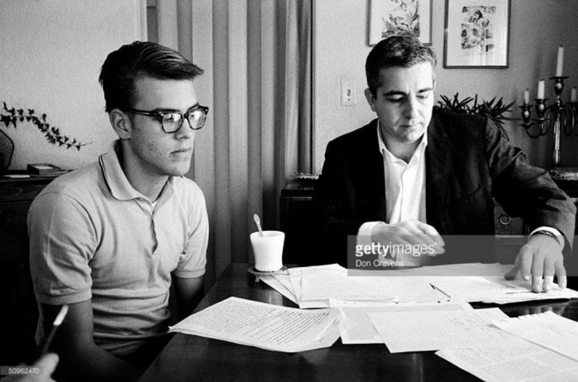 Ренді Гарднер (ліворуч) та дослідник Вільям Демент (праворуч)