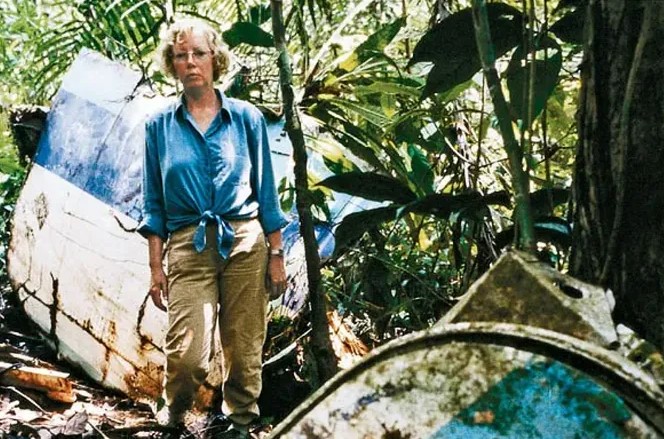 Юліана Кепке знову відвідала місце катастрофи в 1998 році для документального фільму Вернера Херцога «Крила надії»